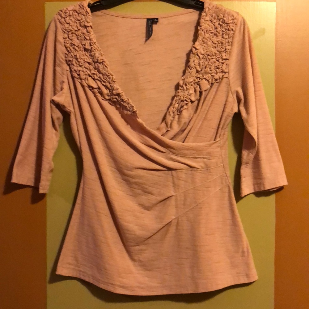 Anthropologie🌸 One September Quilted wrap top